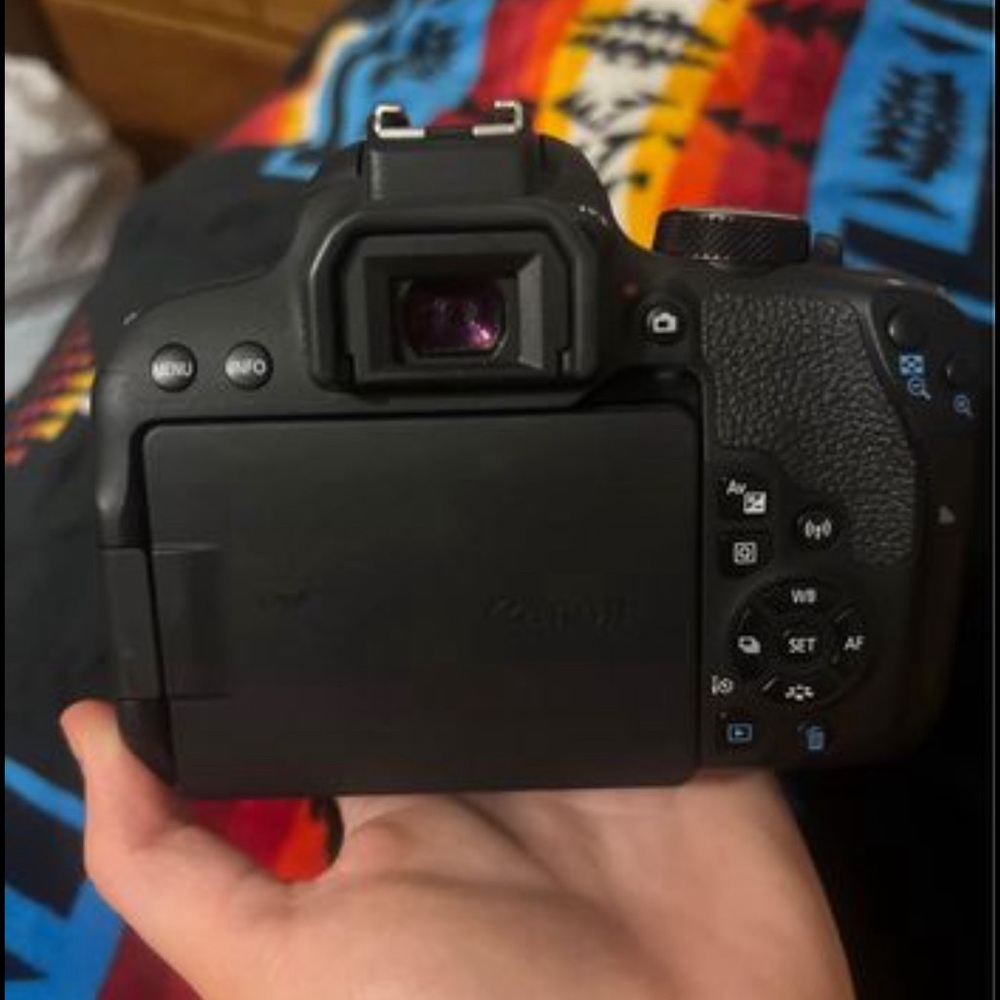 Canon EOS rebel T7i camera body